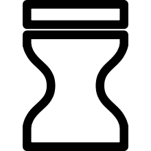 Matriz de bordado simbolo Gaara Naruto Areia Vila